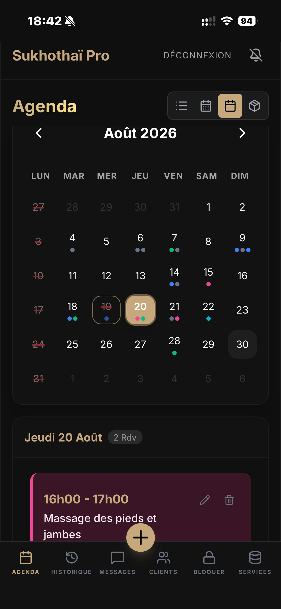 Planning vue 3